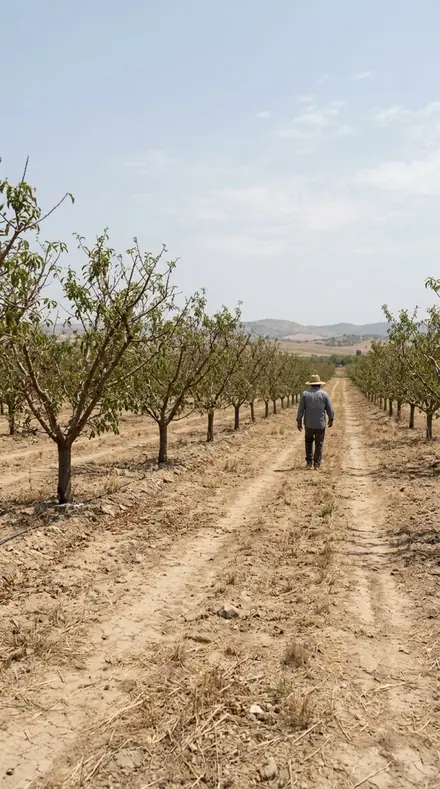 Before: Blossom, the whole orchard